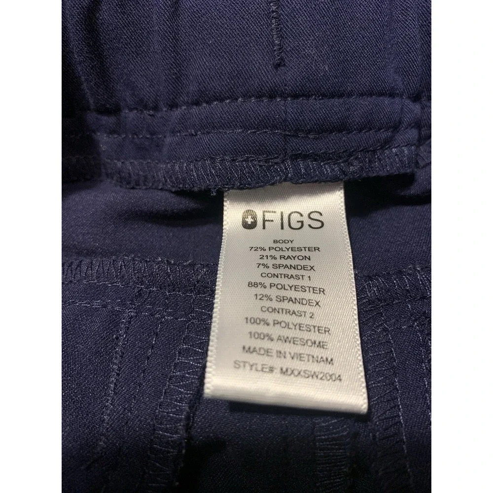 Figs Tansen Jogger‎ Scrub Pants Navy Blue Men's Size Small